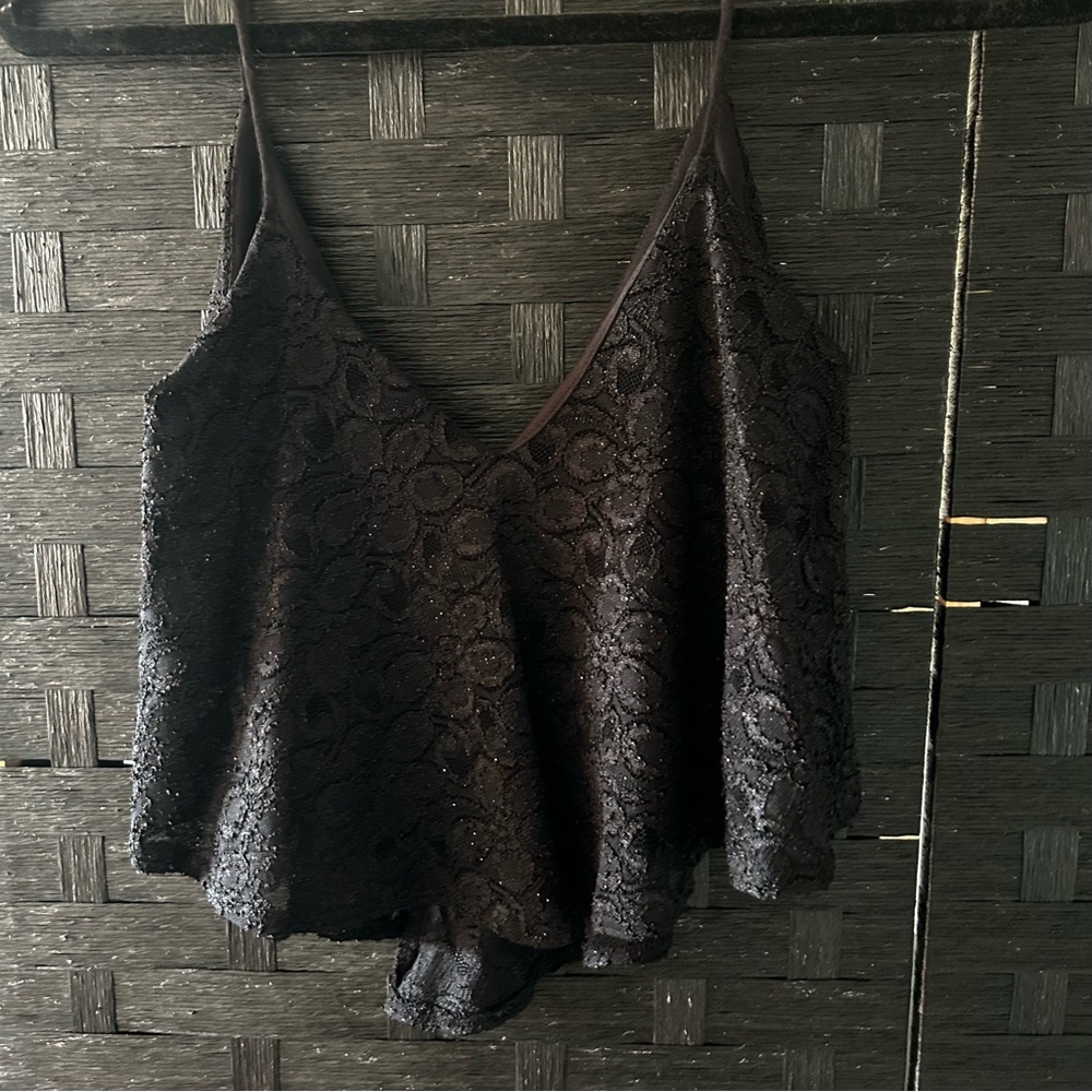 Windsor Black Lace Camisole Top